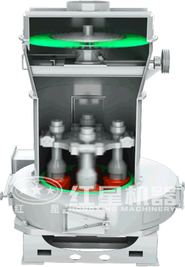 雷蒙磨粉机原理图