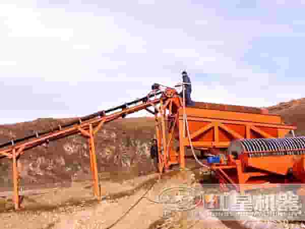 永磁筒式磁选机现场图 永磁筒式磁选机现场图