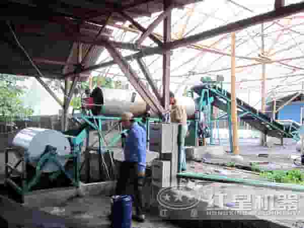 磁选机的客户现场操作图 磁选机的客户现场操作图