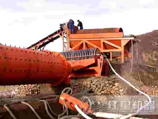 磁选机作业现场