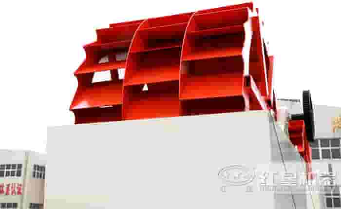 三轮洗砂机作业更