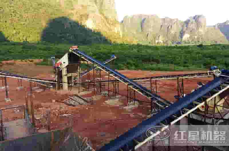 皮带输送机作业现场